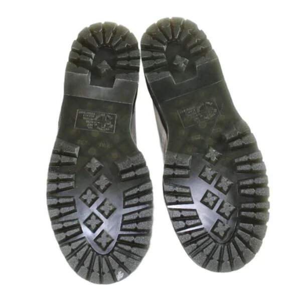 Dr. Martens 8053 Quad Retro Vintage Taupe Platform Derby Oxfords, Size 10 - Picture 10 of 12